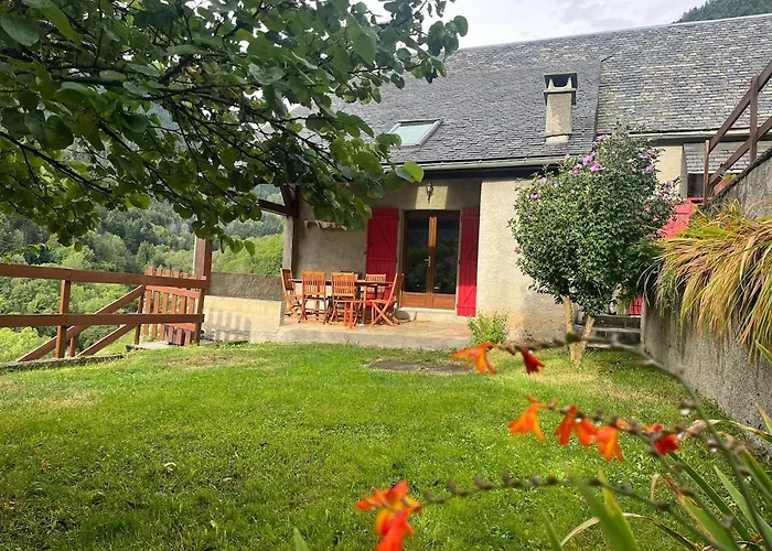 Charmante Maison A Alpehytte Aulon (Hautes-Pyrenees)