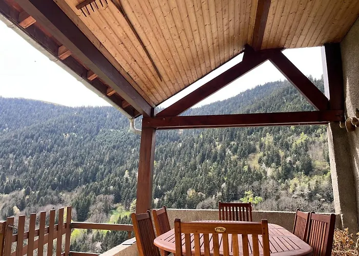 木屋 Charmante Maison A Aulon (Hautes-Pyrenees)